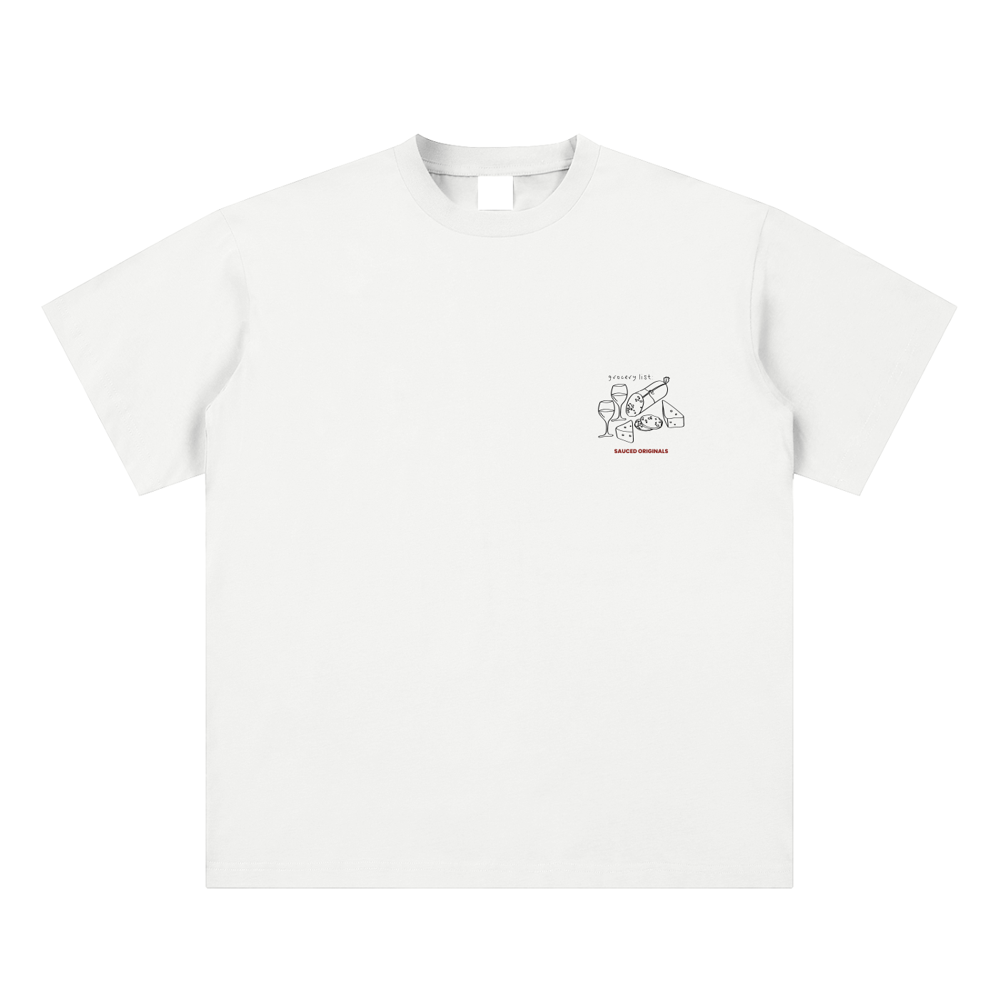 'grocery list' tee