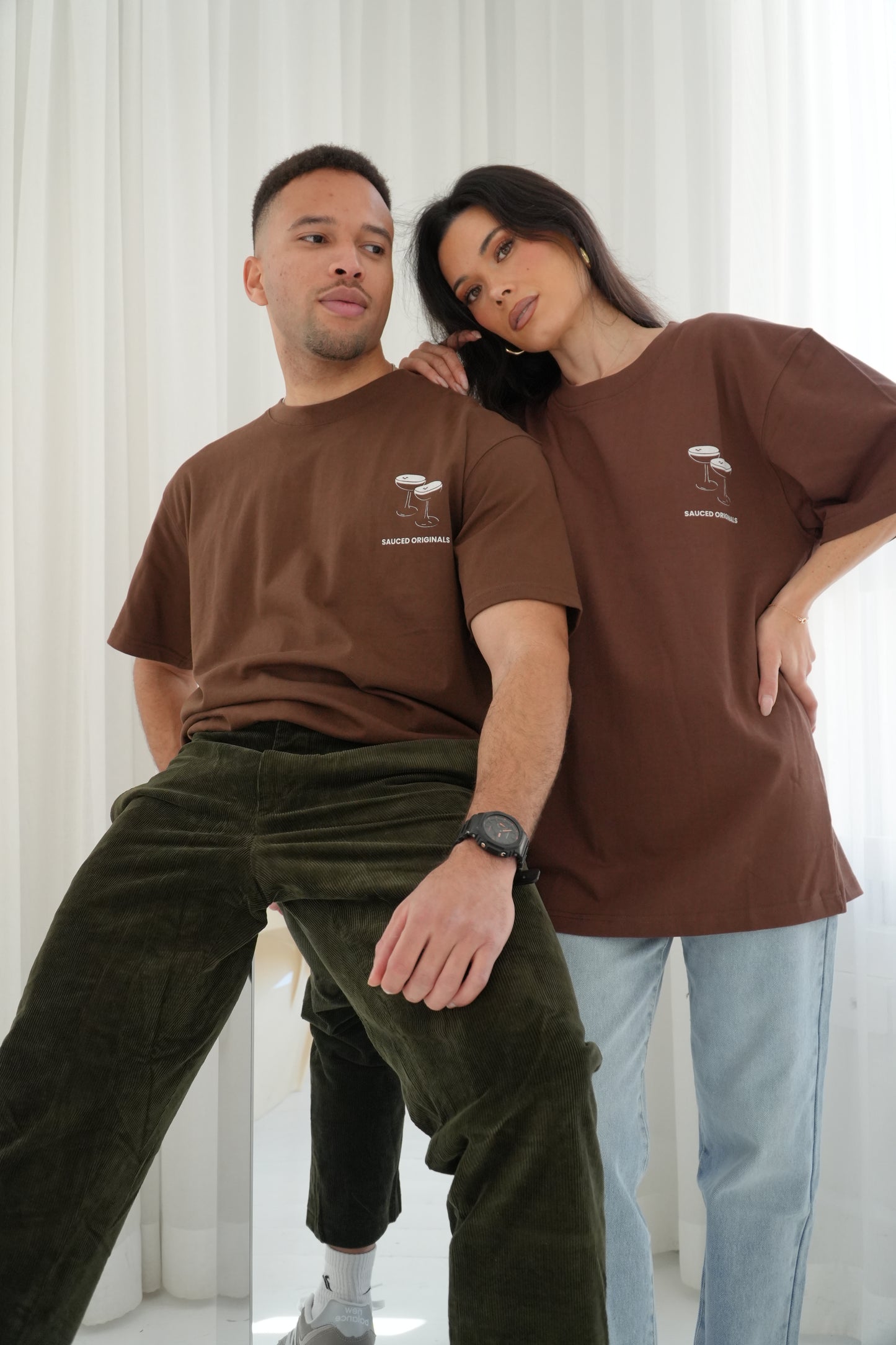 'espresso martini' drop shoulder tee