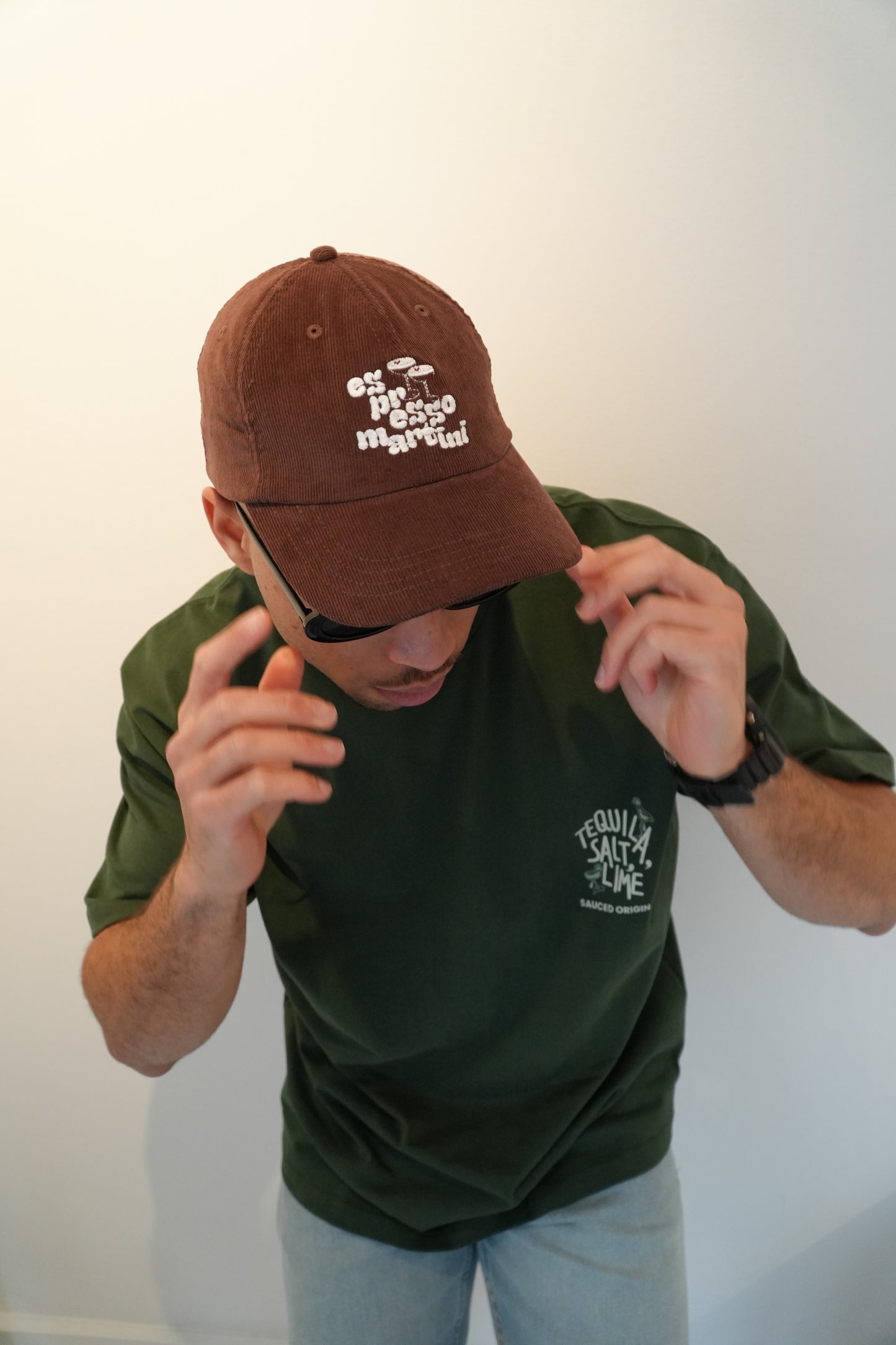 'espresso martini' premium corduroy cap