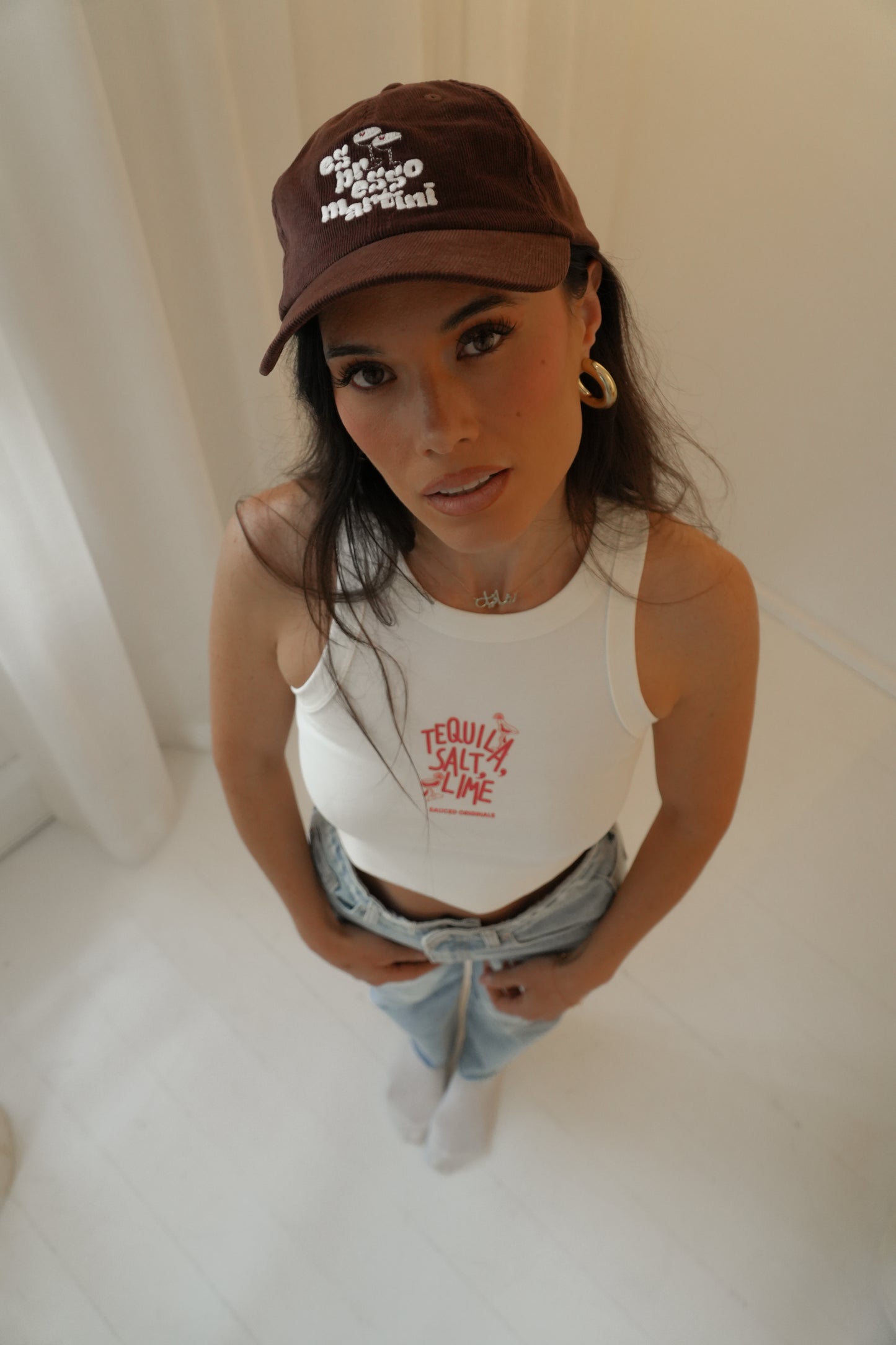 'espresso martini' premium corduroy cap