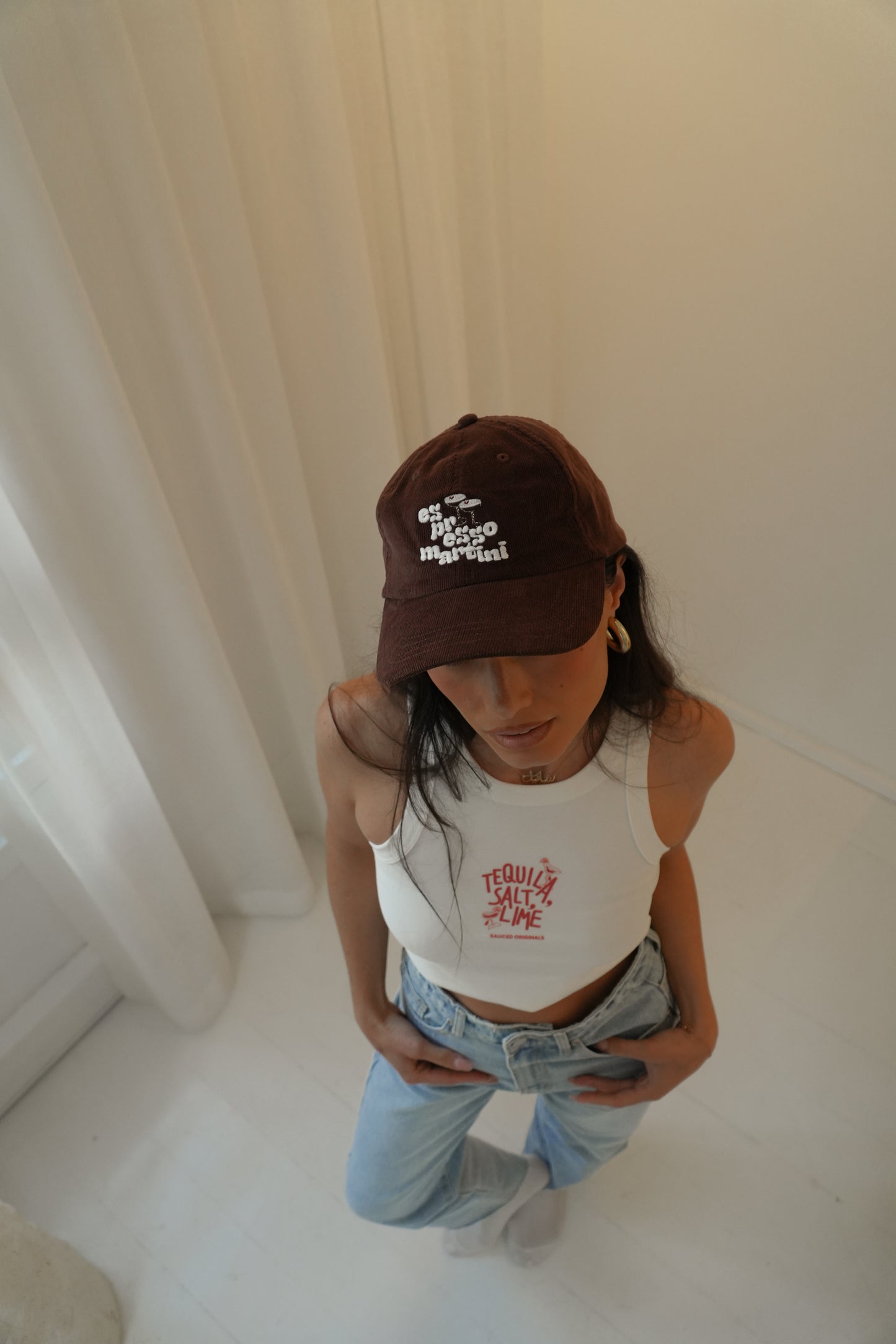 'espresso martini' premium corduroy cap
