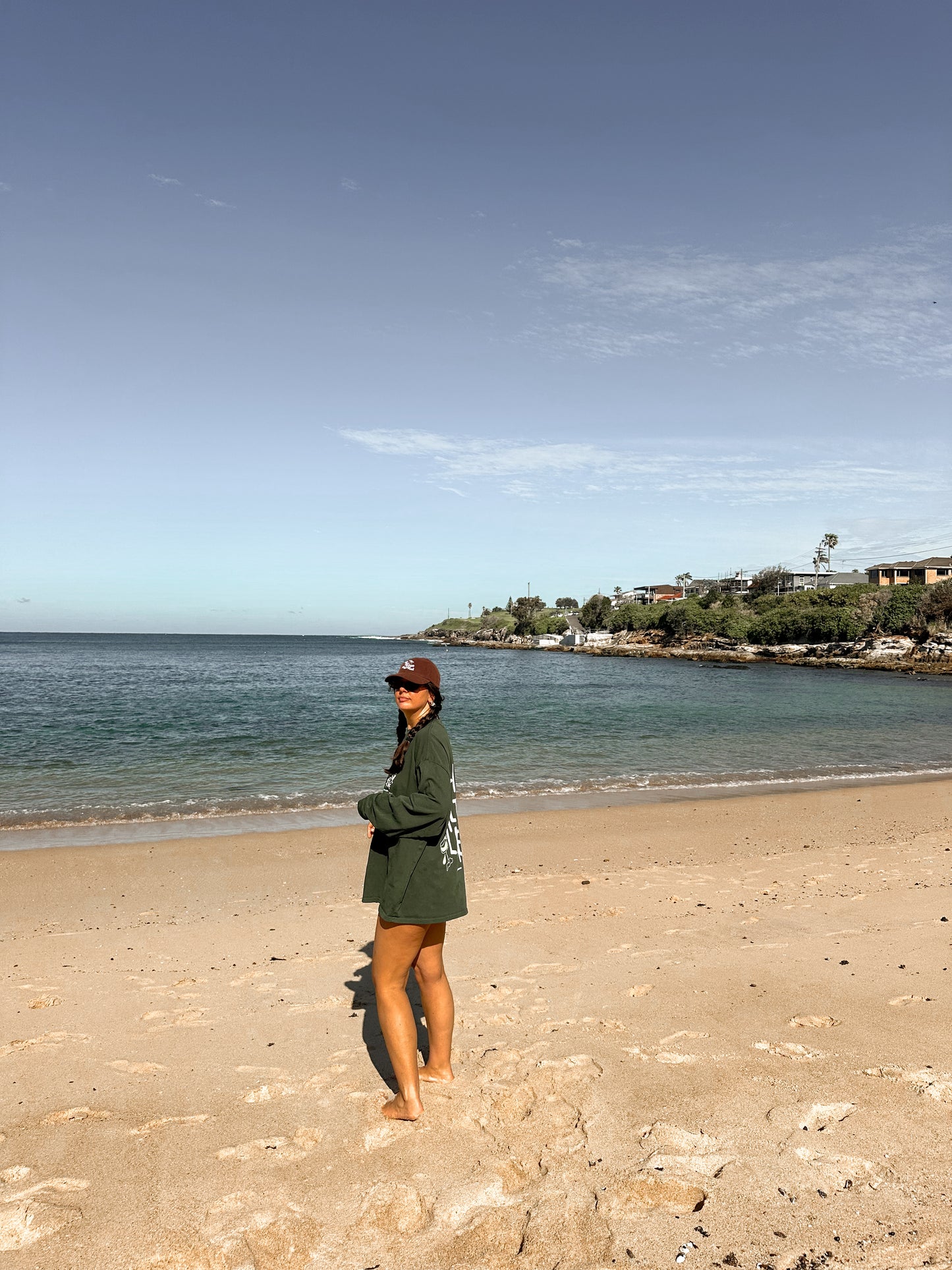 'tequila, salt, lime' long sleeve oversized tee