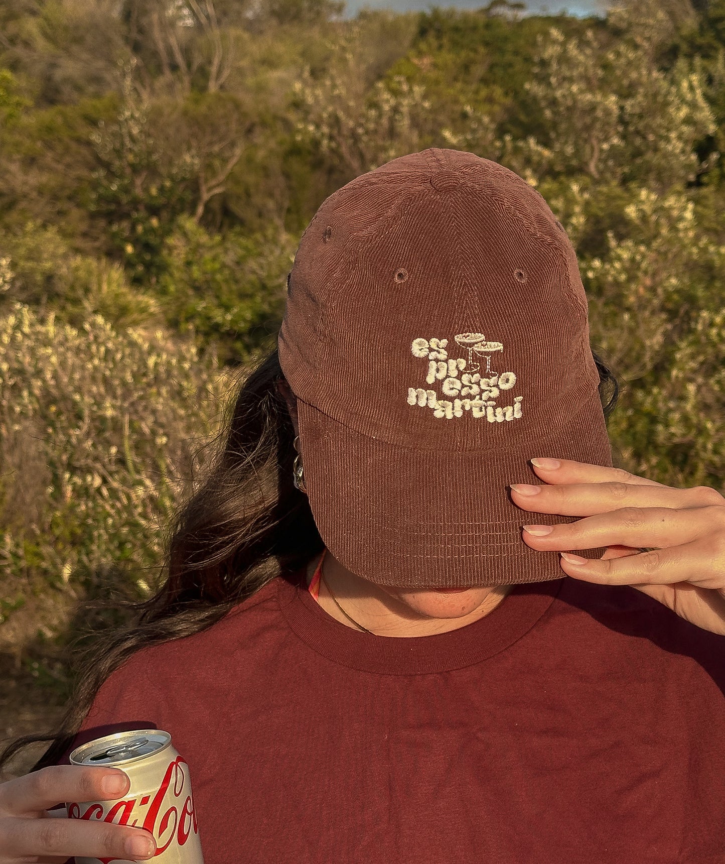 'espresso martini' premium corduroy cap