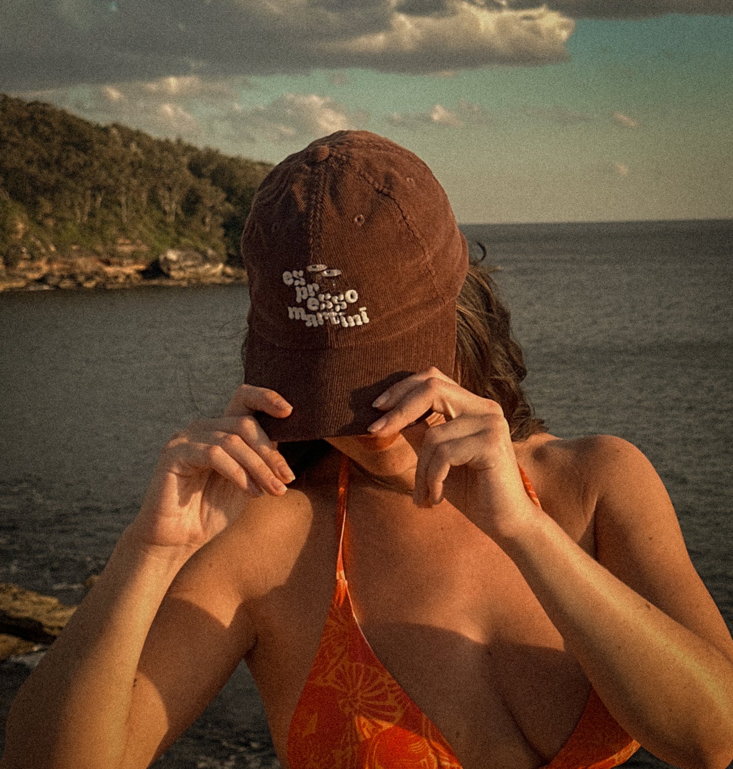 'espresso martini' premium corduroy cap