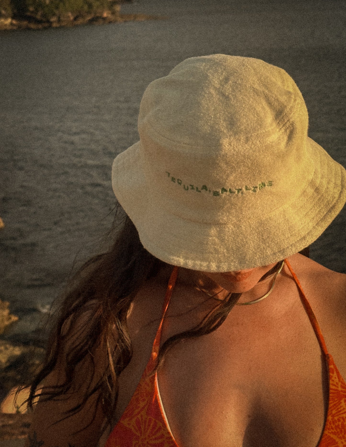 'tequila, salt, lime' bucket hat