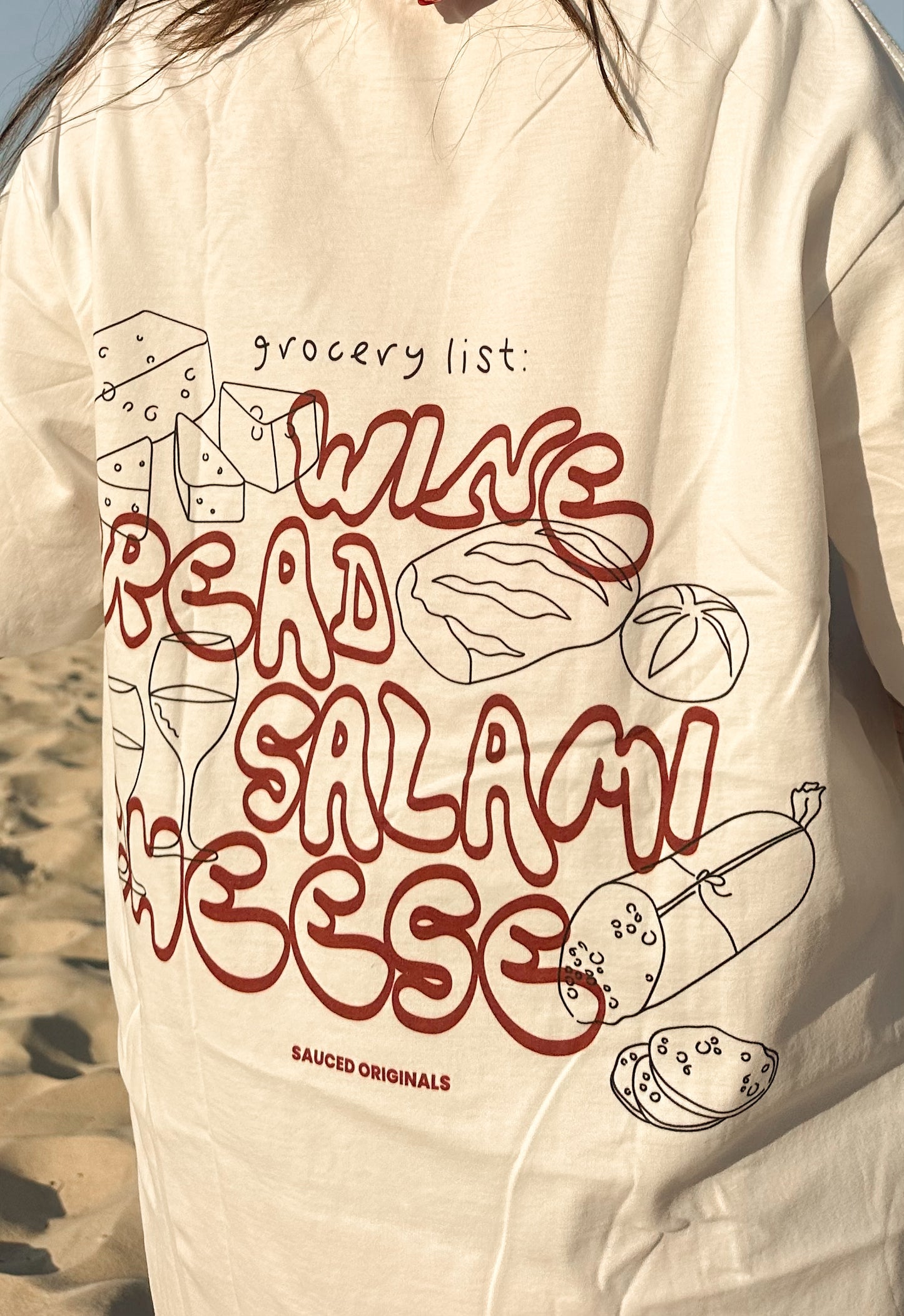 'grocery list' tee