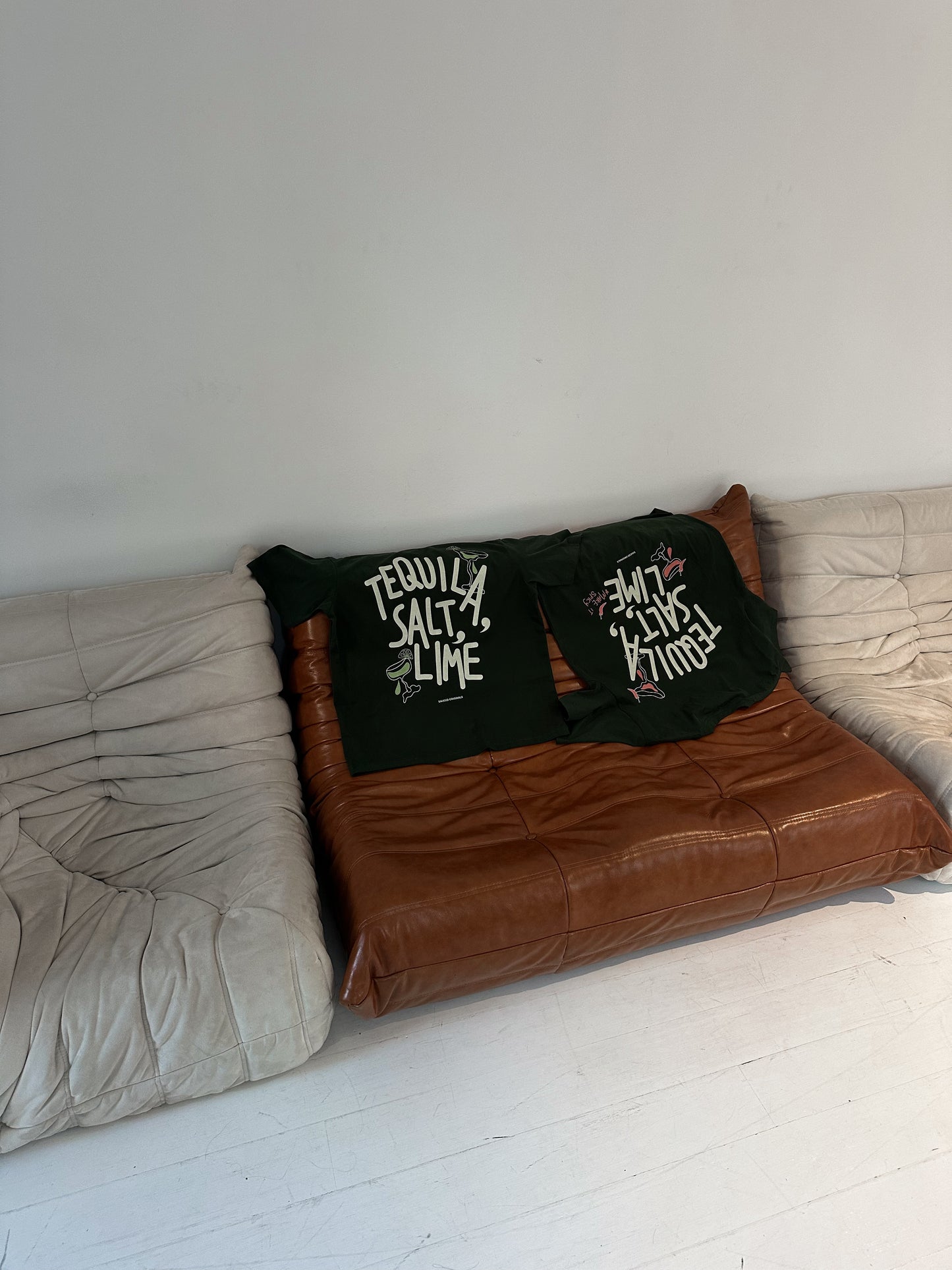 'make it spicy' drop shoulder tee