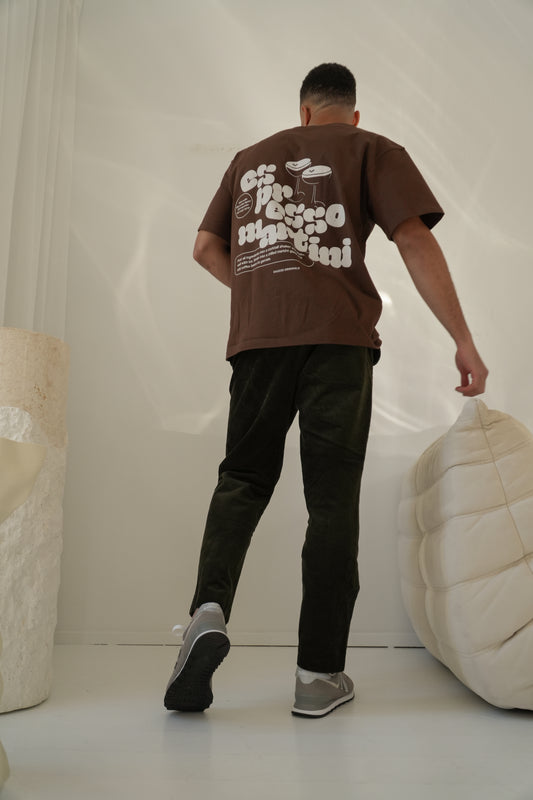 'espresso martini' drop shoulder tee