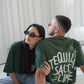 'tequila, salt, lime' drop shoulder tee