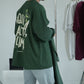 'tequila, salt, lime' long sleeve oversized tee
