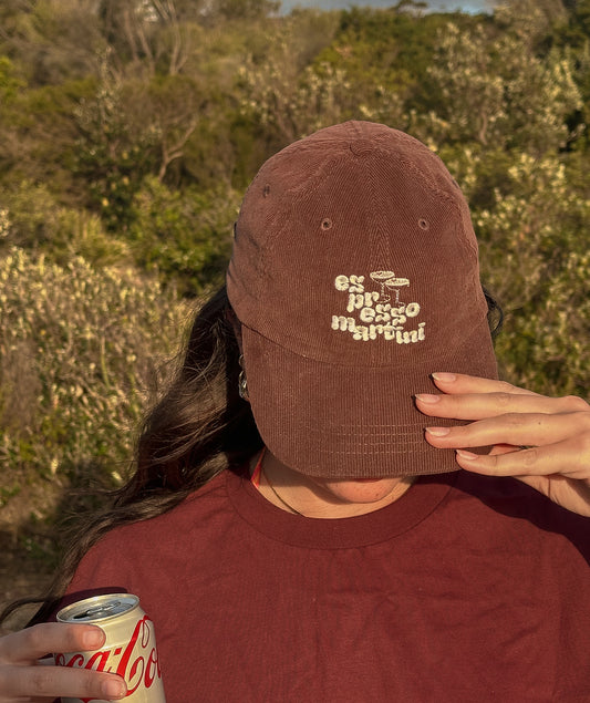 'espresso martini' premium corduroy cap