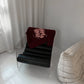 pink + burgundy 'happy hour' drop shoulder tee