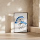 'croissant + coffee' premium quality art print